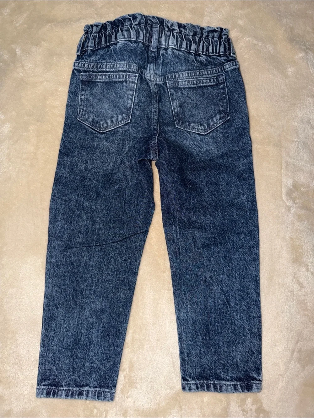GAP Dark Blue Elastic Waist Denim Jogger Pants